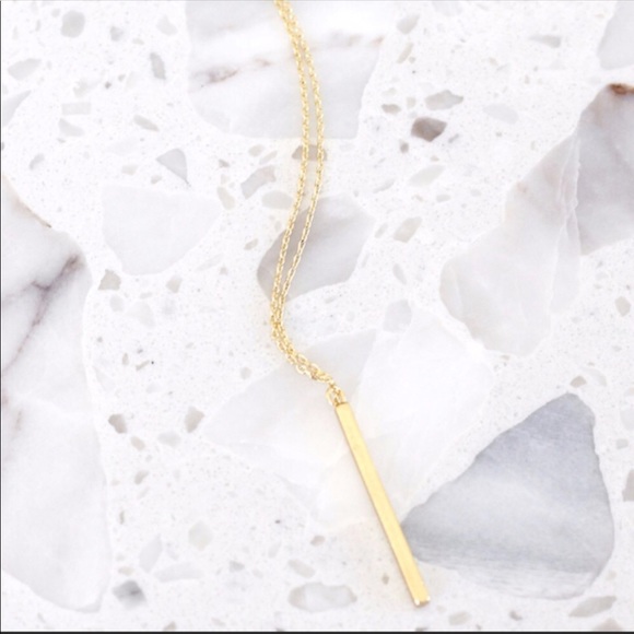 Bar Pendant Adjustable Necklace with Balance Card - Picture 3 of 3